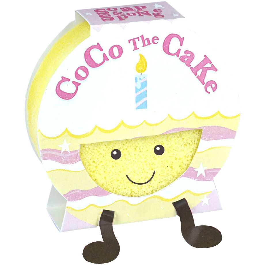 Bomb Cosmetics Coco the Cake Buddy Buffer 100 g – zeepspons met zoete cakegeur