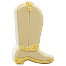 Gele cowboylaars-bruisbal Cowboy Like Me van Bomb Cosmetics met grapefruit- en limoenolie.