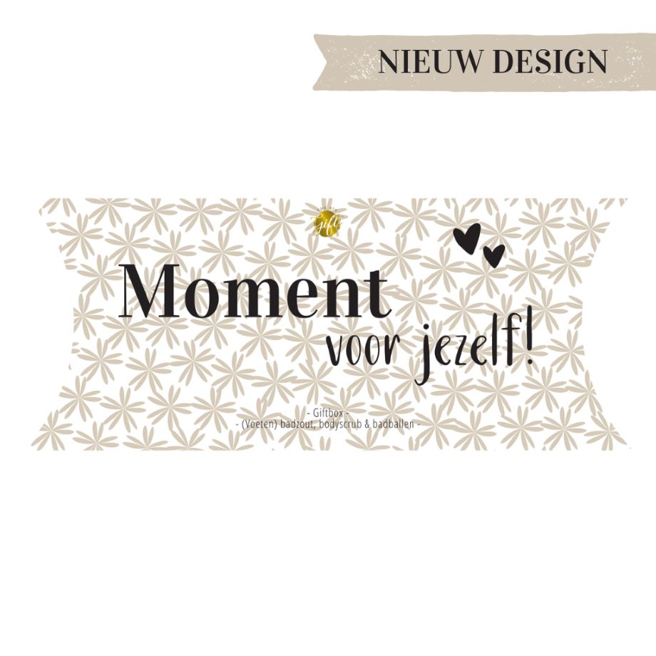 Cadeauset Moment voor Jezelf in feestelijke gondeldoos