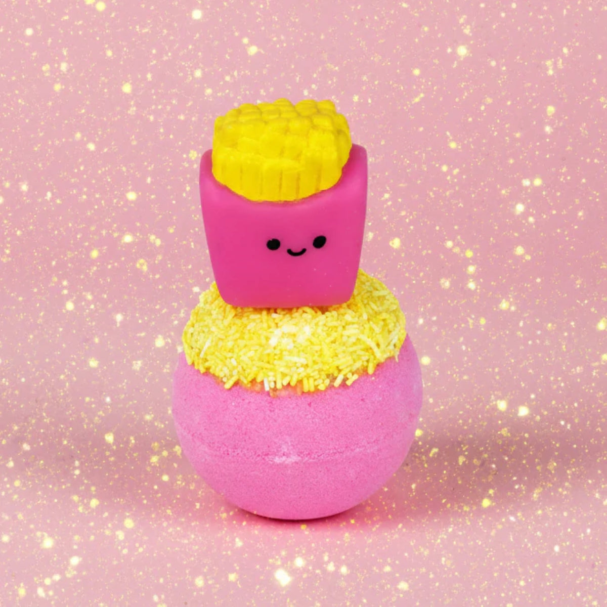 Bomb Cosmetics Fizzy Fries Bath Blaster met frietjes-speeltje bovenop
