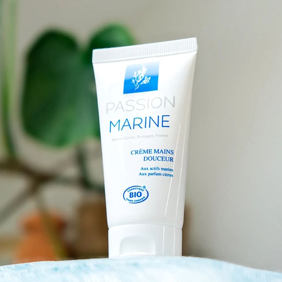 Passion Marine handcrème in gebruik – verzorging voor droge handen