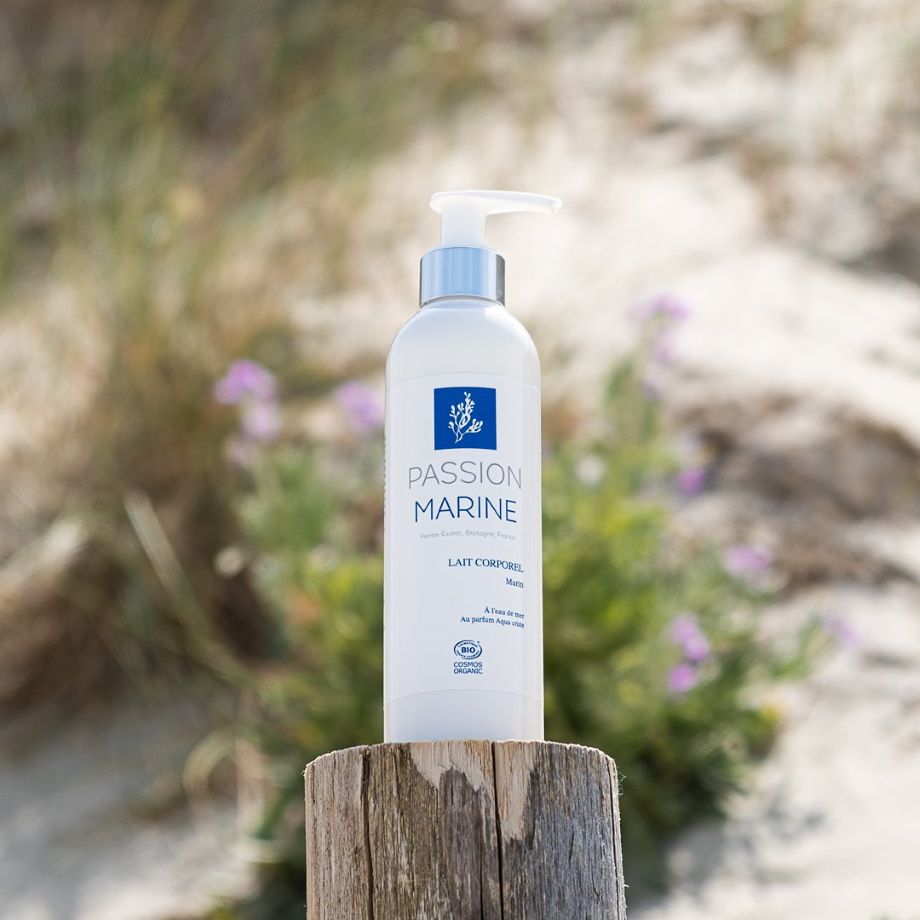 Passion Marine hydraterende bodylotion in natuurlijke Bretonse omgeving