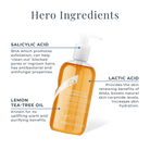 Lycon Ingrown X-IT Foaming Gel ingrediënten salicylzuur en tea tree werking
