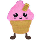 Isla the Ice Cream Fizzy Rascal bruisbal – vanille bath bomb in ijsvorm