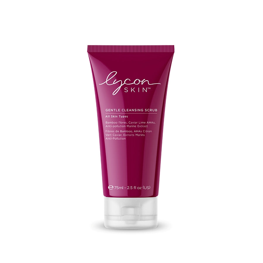 Lycon Skin Gentle Cleansing Scrub – crèmige gezichtsscrub met bamboevezels en fruitzuren voor een frisse, stralende huid