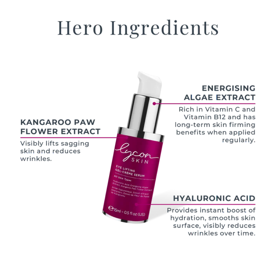 Lycon Skin Eye Serum ingrediënten hydraterend en verzorgend effect oogcontour