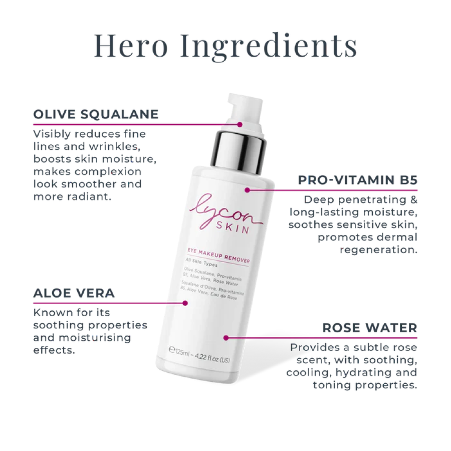 Lycon Skin make-up remover ingrediënten hydraterend en kalmerend effect