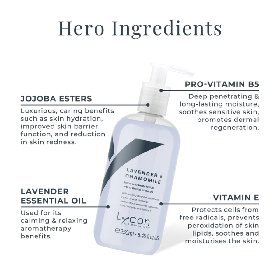 Lycon Lavender & Chamomile Hand & Body Lotion 250 ml
