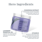 Lycon Lavender & Chamomile Sugar Scrub met kamille, lavendelolie en vitamine E