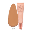 Cent Pur Cent Liquid Foundation tint 5.0 met swatch