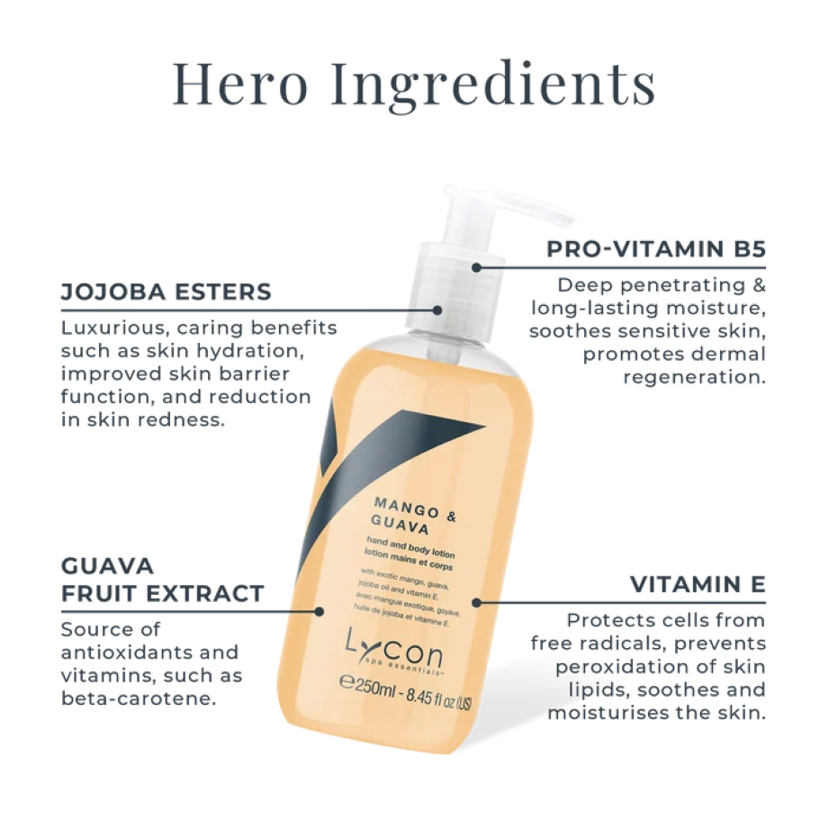 Lycon Mango & Guava Hand & Body Lotion 250 ml