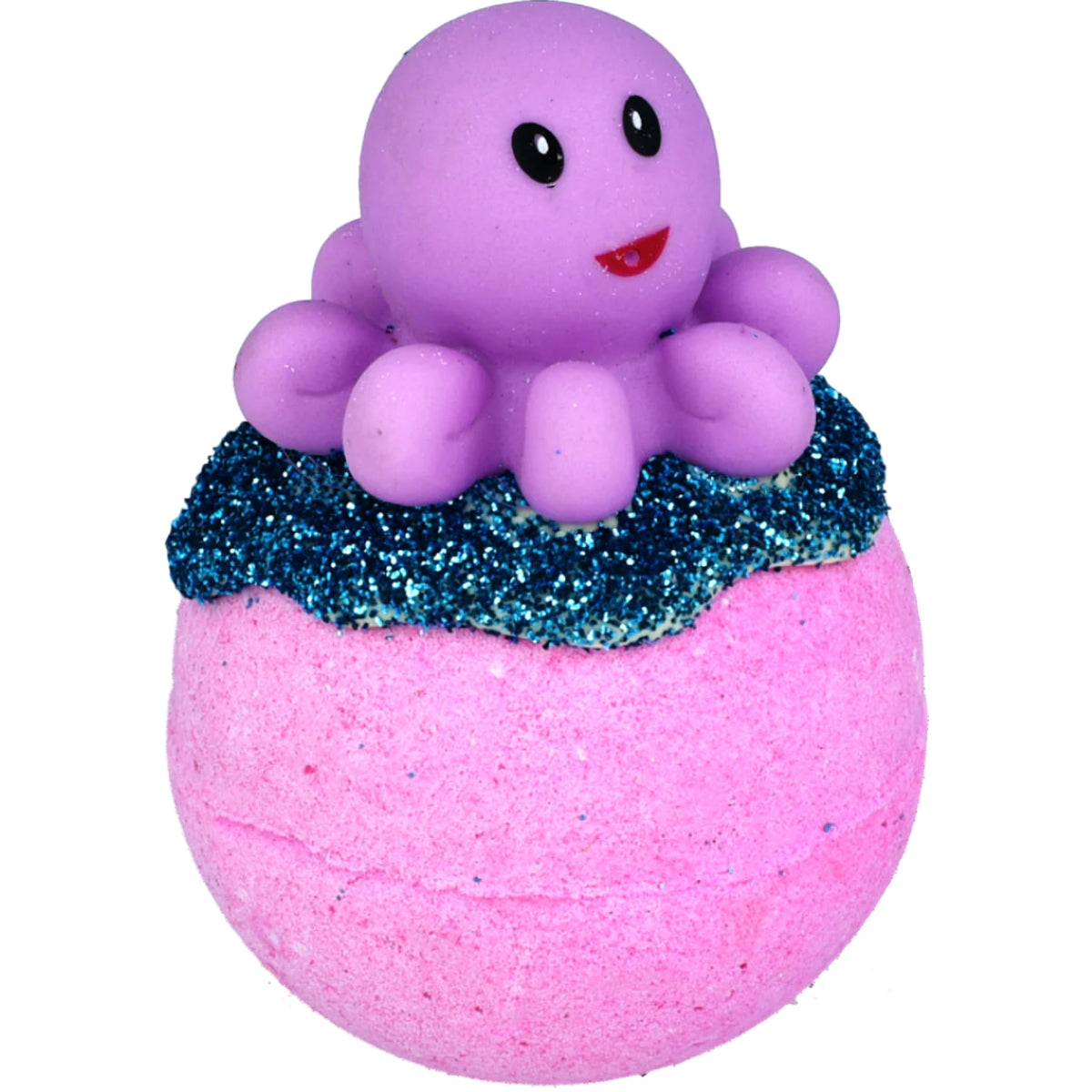 Octopus Garden Bath Blaster van Bomb Cosmetics – roze bruisbal met octopusfiguurtje