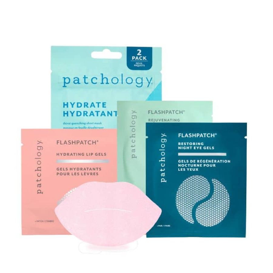 Patchology On the Fly kit met eye patches, lip gels en gezichtsmaskers voor onderweg