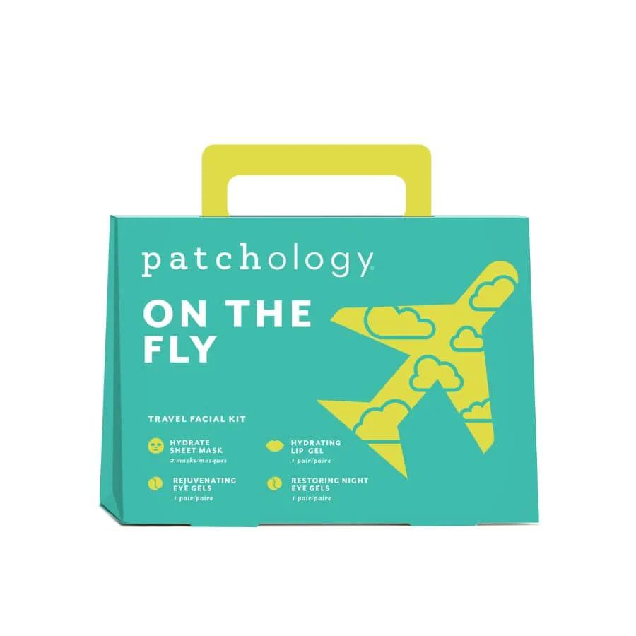 Patchology On the Fly Facial Kit travel skincare set met eye, lip en face treatments