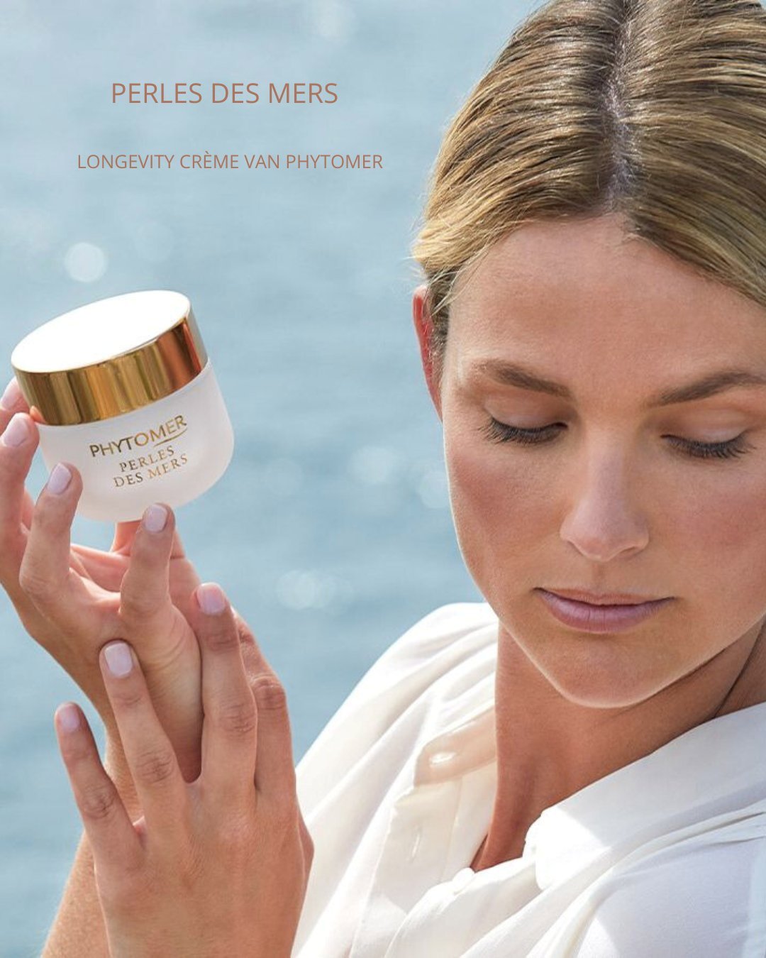 Phytomer Perles des Mers longevity crème in gebruik aan zee