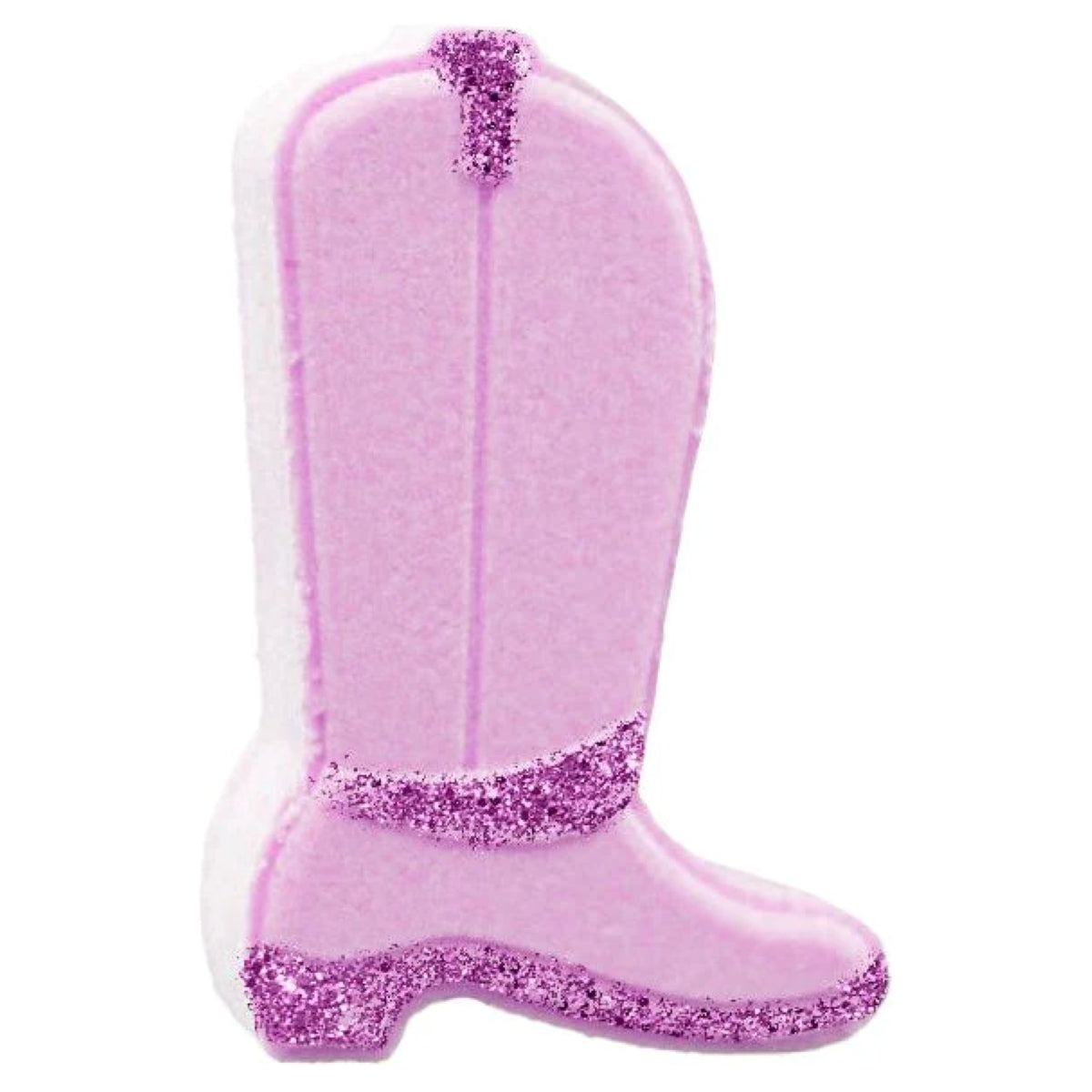 Roze cowboylaars-bruisbal Pink Era van Bomb Cosmetics met mandarijn- en ylang ylang-olie.