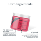 Lycon Pomegranate Sugar Scrub met granaatappelextract en vitamine E