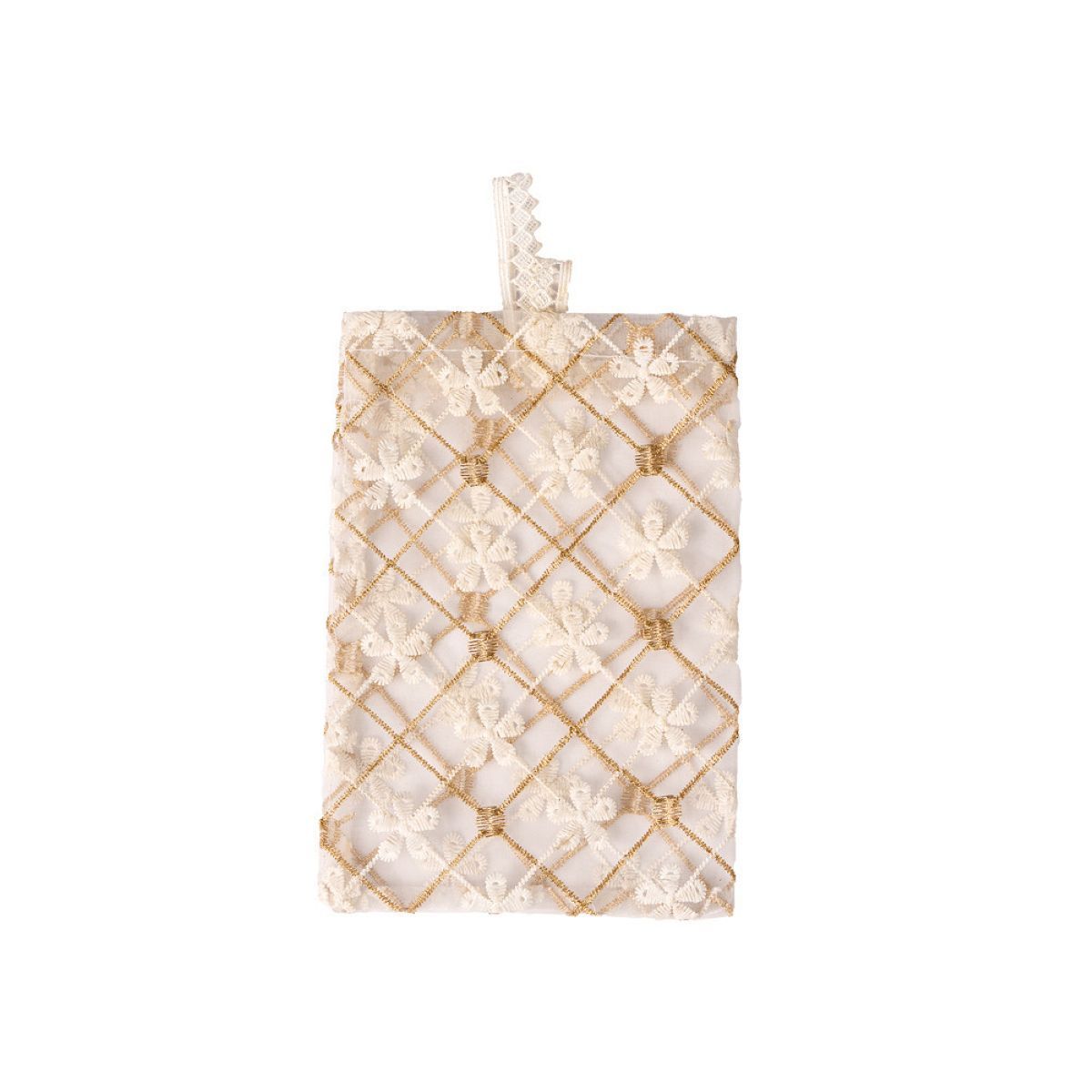 Decoratieve stoffen hanger met bloemenkant voor Greenleaf geurzakjes