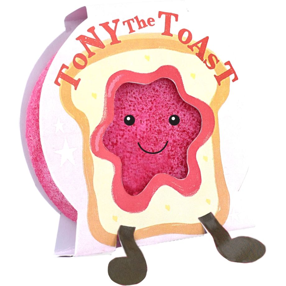 Bomb Cosmetics Tony the Toast Buddy Buffer 100 g – zeepspons met aardbeiengeur