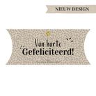 Cadeauset Van Harte Gefeliciteerd in feestelijke gondeldoos