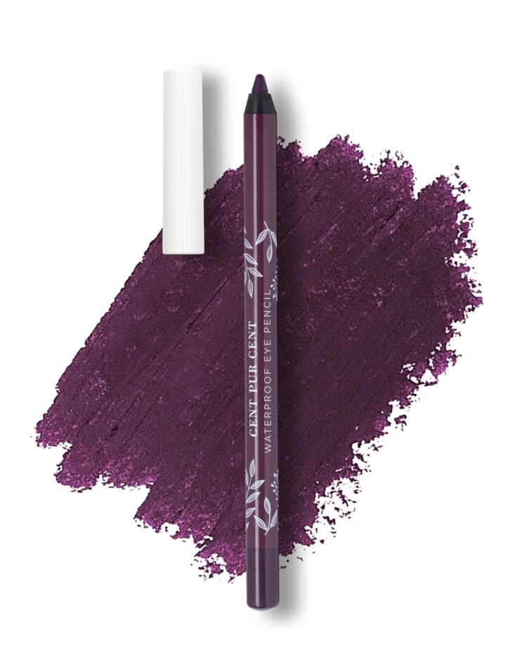 Cent Pur Cent Waterproof Eye Pencil Bordeaux – waterproof oogpotlood in diepe bordeauxrode tint