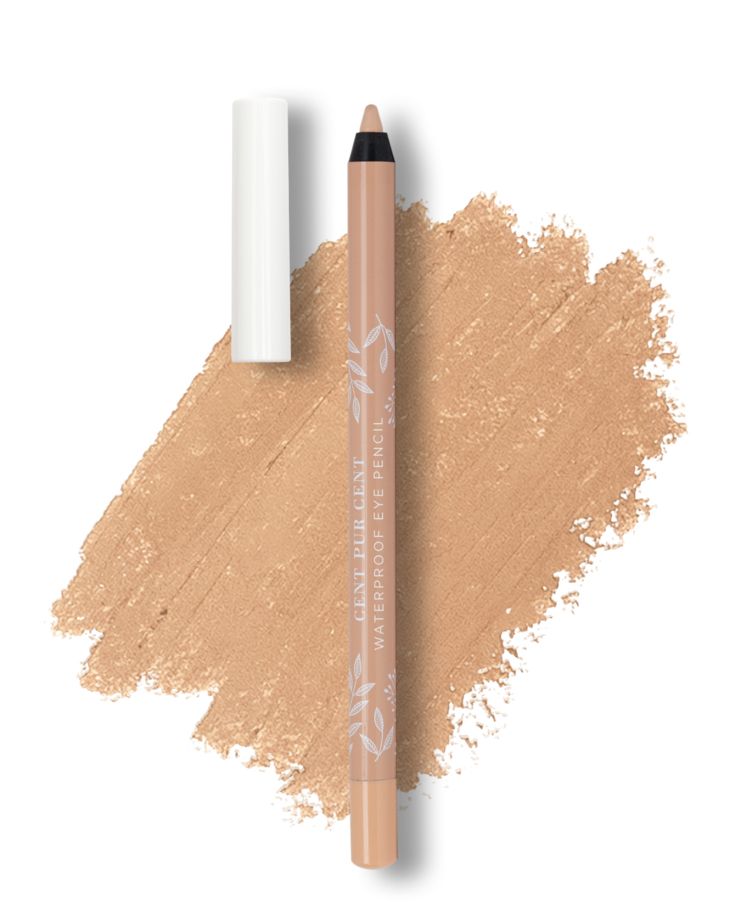 Cent Pur Cent Waterproof Eye Pencil Crème – waterproof oogpotlood in lichte crèmekleur
