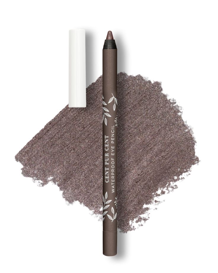 Cent Pur Cent Waterproof Eye Pencil Taupe Irisé – waterproof oogpotlood in taupekleur met iriserende glans