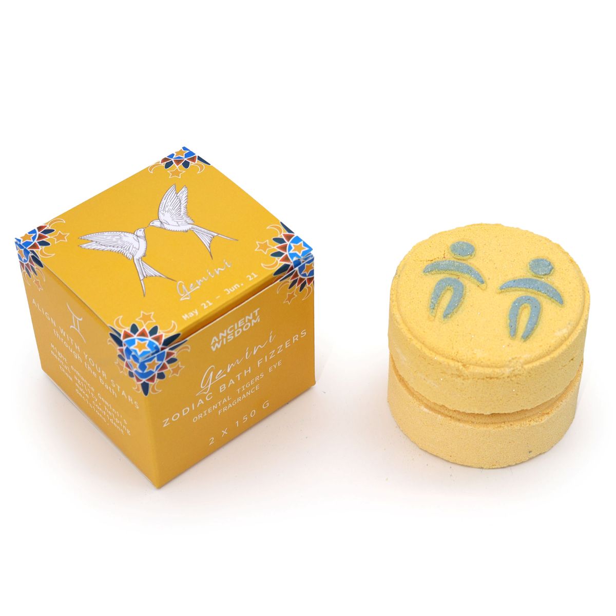 Sterrenbeeld badbruisers Tweelingen met zilverkleurig sterrenbeeldsymbool