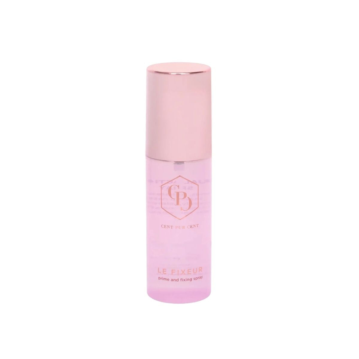 Cent Pur Cent Le Fixeur hydraterende fixing spray in roze flacon