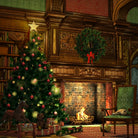 Sfeervol kerstinterieur met versierde boom, brandende open haard en cadeautjes – de warme, knusse sfeer van de Winter Comfort Waxmel