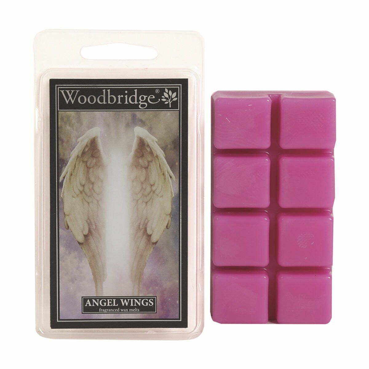 Woodbridge Angel Wings wax melts met zachte bloemige en frisse citrusgeur