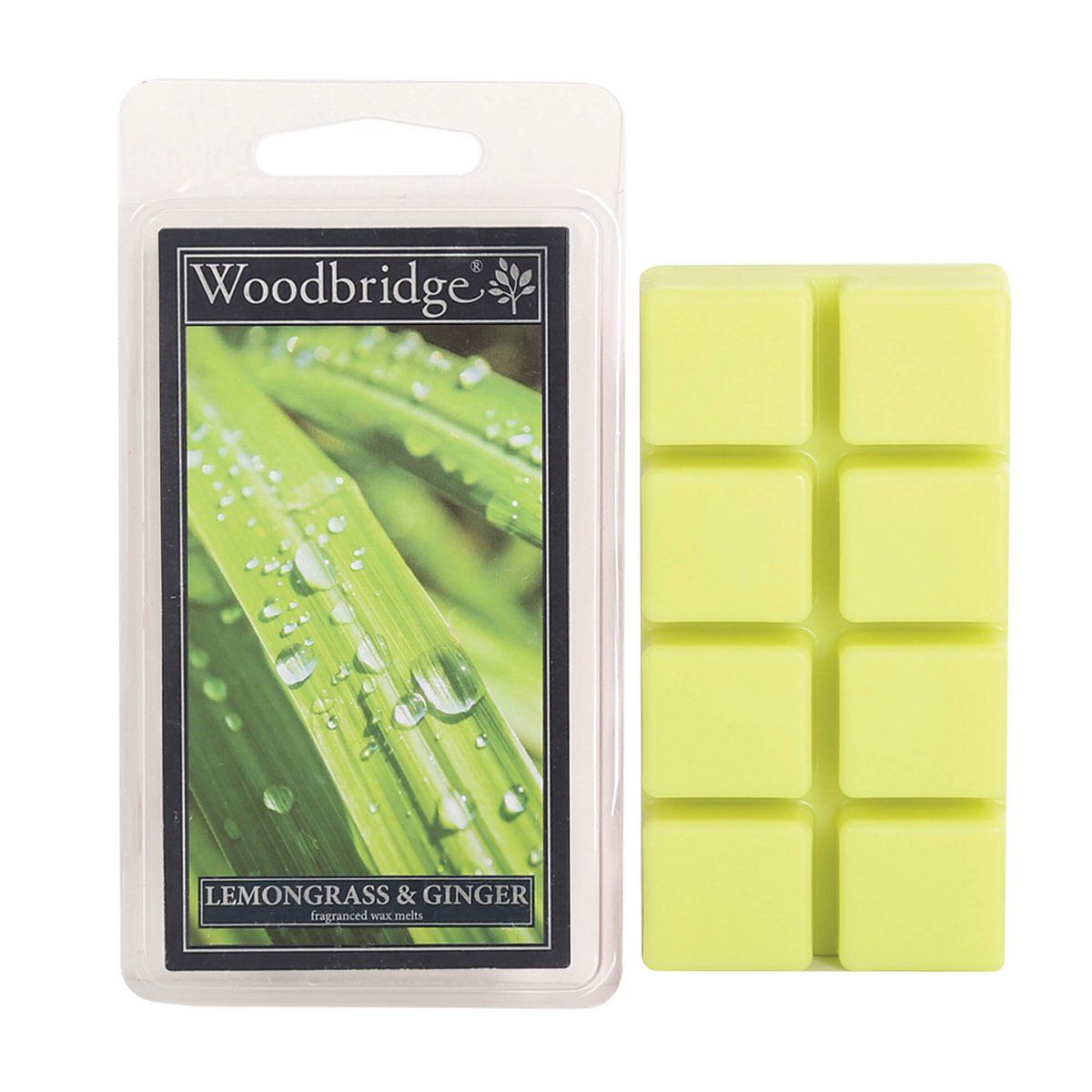 Woodbridge Lemongrass & Ginger wax melts – frisse kruidige geur met citroengras en gember