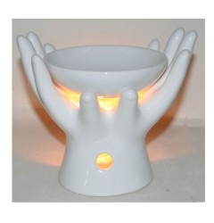 Wax Brander Handen Wit