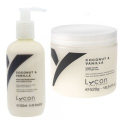 Coconut & Vanille Sugar Scrub & Body Lotion Lycon