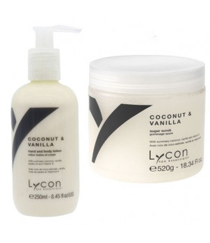 Coconut & Vanille Sugar Scrub & Body Lotion Lycon