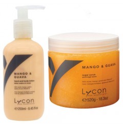 Mango & Guava Sugar Scrub & Bodylotion Lycon