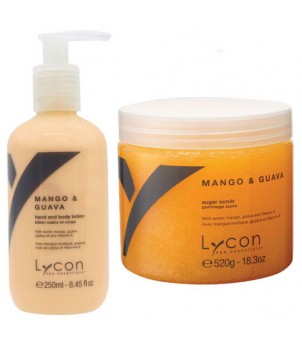 Mango & Guava Sugar Scrub & Bodylotion Lycon