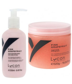 Pink Grapefruit Sugar Scrub & Bodylotion Lycon