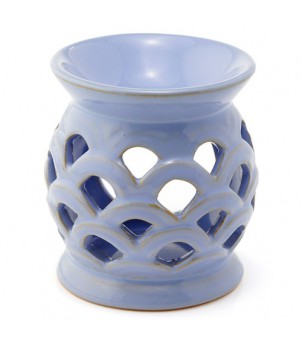 Geschulpte Wax Brander Blauw